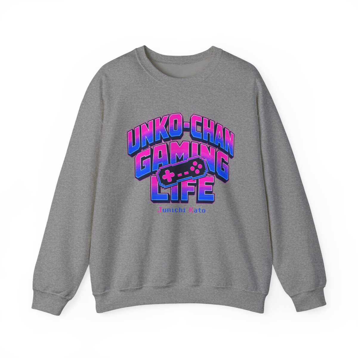 Junichi Kato "Unko-chan Gaming Life" Crewneck - Official sweatshirts merchandise